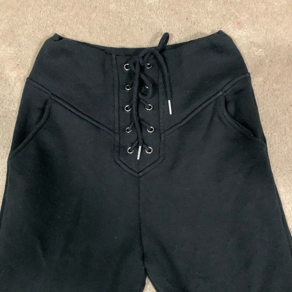 Forever 21 lace up sweat pants - Picture 2 of 2